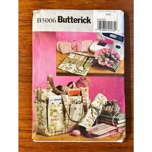 UNCUT Butterick Sewing Pattern 5006 Sewing & Knitting Tote Bag & Accessories